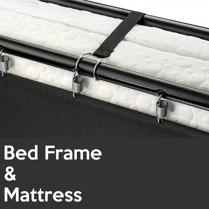 Folding Guest Bed with Memory Foam Mattress – 31-inch / Full, Portable Style, Single