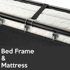 Folding Guest Bed with Memory Foam Mattress – 31-inch / Full, Portable Style, Single