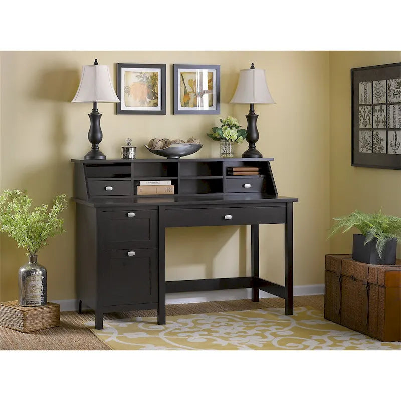 Broadview 54W Computer Desk with Desktop Organizer by 