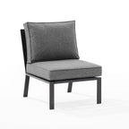 Crosley Clark Outdoor Metal Sectional Center Chair