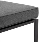 Crosley Clark Outdoor Metal Sectional Center Chair
