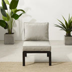 Crosley Clark Outdoor Metal Sectional Center Chair