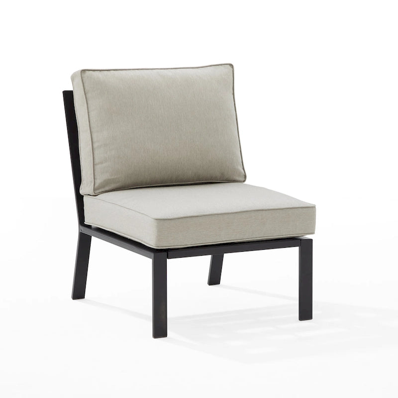 Crosley Clark Outdoor Metal Sectional Center Chair
