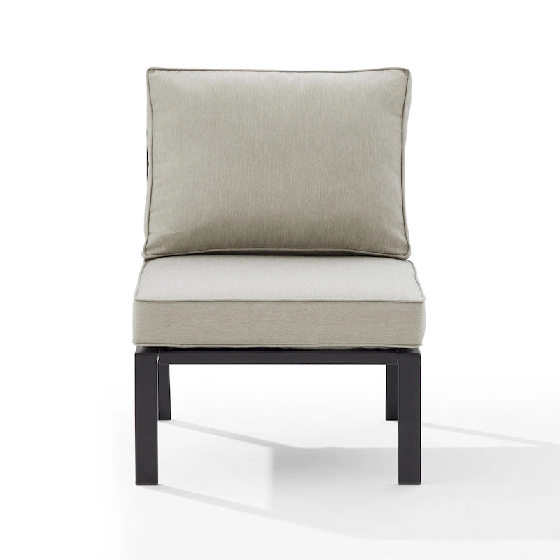 Crosley Clark Outdoor Metal Sectional Center Chair