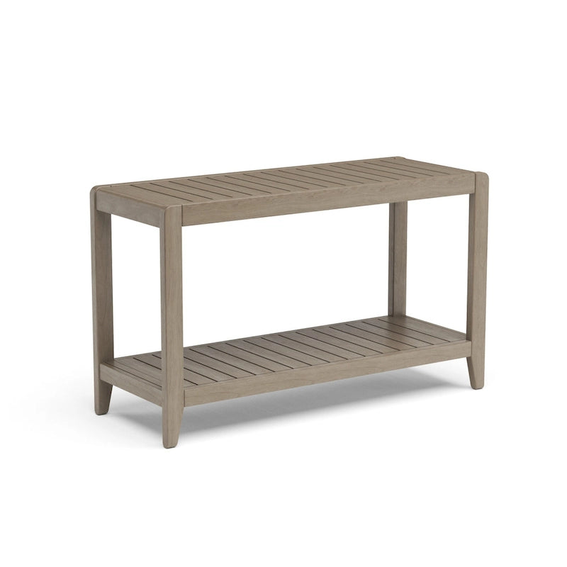 Homestyles Sustain Gray Wood Outdoor Sofa Table - 46 x 18 x 28