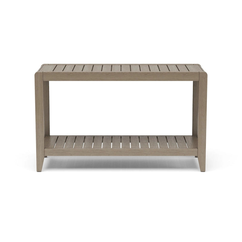 Homestyles Sustain Gray Wood Outdoor Sofa Table - 46 x 18 x 28