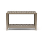 Homestyles Sustain Gray Wood Outdoor Sofa Table - 46 x 18 x 28