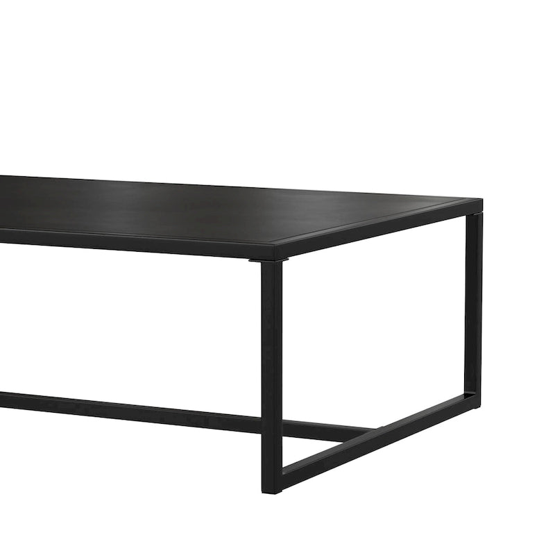 All-Weather Commercial Grade Indoor/Outdoor Steel Patio Coffee Table - 32D x 45W x 15H