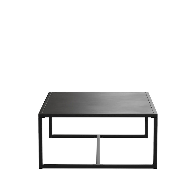 All-Weather Commercial Grade Indoor/Outdoor Steel Patio Coffee Table - 32D x 45W x 15H