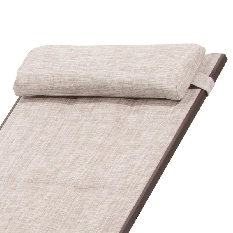 Pellebant 2PCS Quilted Adjustable Chaise Lounge Chair - N/A