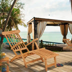 Seven Seas Teak Siesta Key Outdoor Patio Steamer Chair