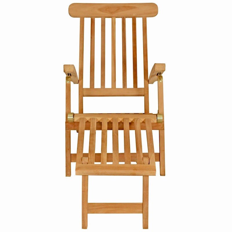 Seven Seas Teak Siesta Key Outdoor Patio Steamer Chair