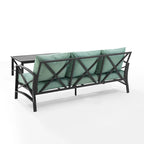 Crosley Kaplan 2Pc Outdoor Sofa Set - 79 W x 65 D x 32 H