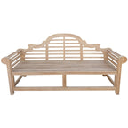 Seven Seas Teak Marlborough Outdoor Teak Wood Patio Bench, 6 Foot
