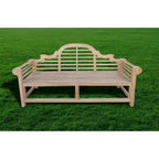 Seven Seas Teak Marlborough Outdoor Teak Wood Patio Bench, 6 Foot