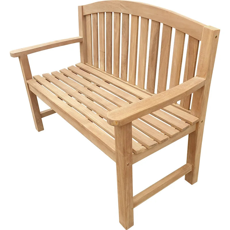 Seven Seas Teak San Jose Teak Wood Outdoor Patio Bench, 4 Foot