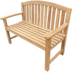 Seven Seas Teak San Jose Teak Wood Outdoor Patio Bench, 4 Foot