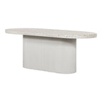 Aurelle Home Lisette Modern Terrazzo Top Outdoor Dining Table