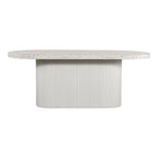 Aurelle Home Lisette Modern Terrazzo Top Outdoor Dining Table
