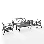 Crosley Kaplan 5Pc Outdoor Sofa Set - 147 W x 68.5 D x 32 H
