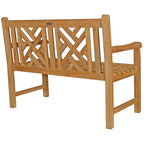 Seven Seas Teak Saint Thomas Outdoor Teak Wood Patio Bench, 4 Foot