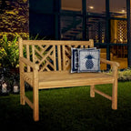 Seven Seas Teak Saint Thomas Outdoor Teak Wood Patio Bench, 4 Foot