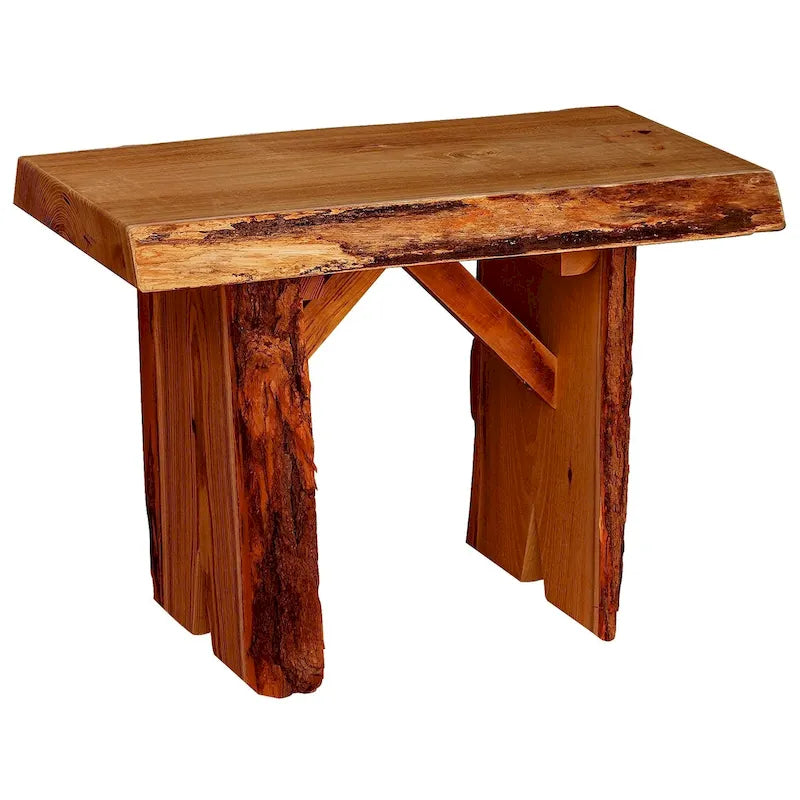 Live Edge Locust Wood 2' Wildwood Bench