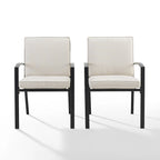 Crosley Kaplan 2Pc Outdoor Dining Chair Set - 24.75W x 24.75D x 37H