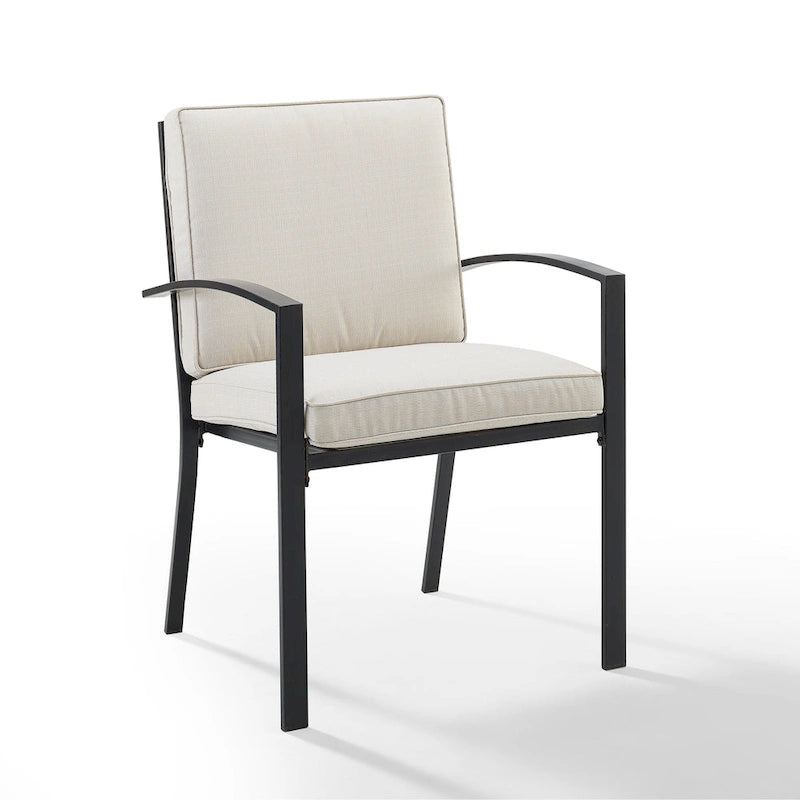Crosley Kaplan 2Pc Outdoor Dining Chair Set - 24.75W x 24.75D x 37H