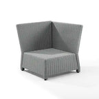 Bradenton Outdoor Wicker Sectional Corner Chair