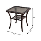 Scammon Bay 3-piece Wicker Swivel Conversation Set by Havenside Home