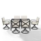 Crosley Kaplan 7Pc Outdoor Dining Set - 122W x 99D x 37H