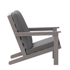 All-Weather Poly Resin Adirondack Loveseat & Cushions