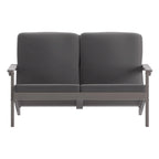 All-Weather Poly Resin Adirondack Loveseat & Cushions