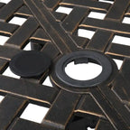 Patio 59 Cast Aluminum Outdoor Dining Table