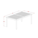 East West Furniture Patio Bistro Dining Set- a Outdoor Acacia Wood Table and Folding Arm Chairs, Natural Oil(Pieces Option)