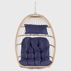 Outdoor Garden Rattan Egg Swing Chair Hanging Chair