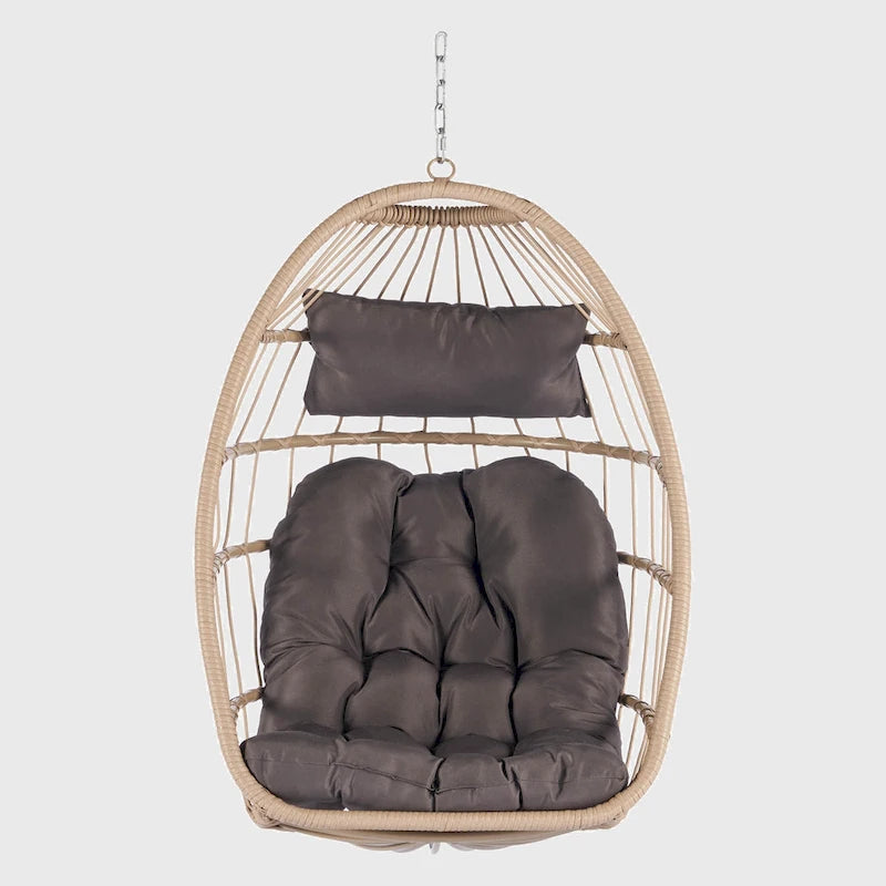Outdoor Garden Rattan Egg Swing Chair Hanging Chair