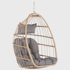 Outdoor Garden Rattan Egg Swing Chair Hanging Chair