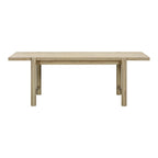 Gata Light Teak Outdoor Rectangular Dining Table