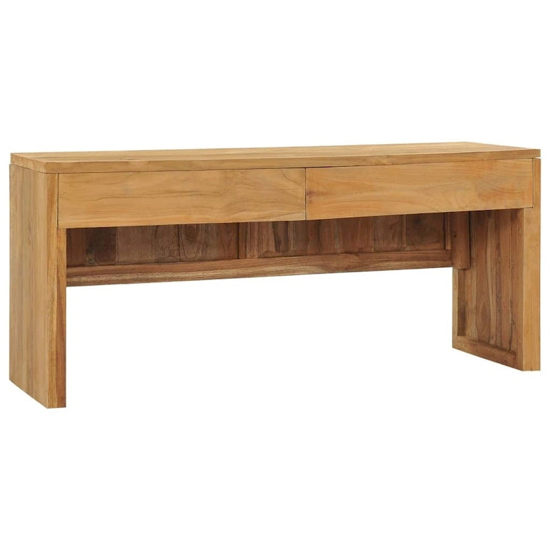  TV Stand 39.4x13.8x17.7 Solid Wood Teak