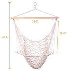 Hanging Rope Air/Sky Chair Swing - Beige