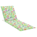 vidaXL Patio Lounge Chair with Cushion Folding Sunlounger Solid Acacia Wood - 78.7 x 24 x 11.8/33.9