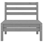 vidaXL Patio Furniture Set 3 Piece Outdoor Sectional Sofa Set Solid Wood Pine