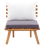 vidaXL Patio Lounge Set Outdoor Sectional Sofa Set Table Solid Wood Acacia - 23.6 x 25.6 x 25.6