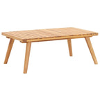 vidaXL Patio Lounge Set Outdoor Sectional Sofa Set Table Solid Wood Acacia - 23.6 x 25.6 x 25.6