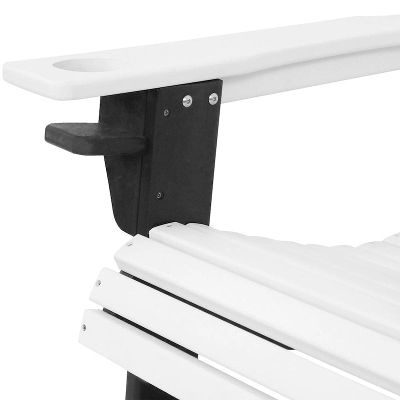 Sunnydaze All-Weather Outdoor Adirondack Chair with Drink Holder