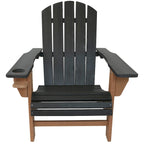 Sunnydaze All-Weather Outdoor Adirondack Chair with Drink Holder