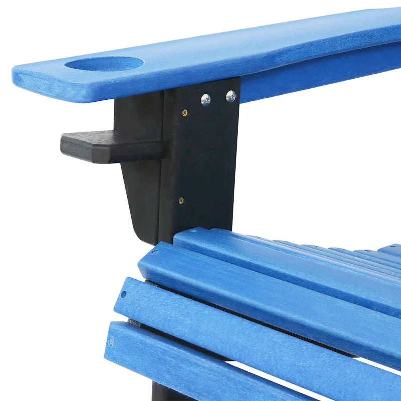Sunnydaze All-Weather Outdoor Adirondack Chair with Drink Holder
