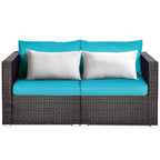 Costway 4PCS Patio Rattan Corner Sofa Sectional Furniture Set - See Details